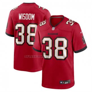Camiseta NFL Game Tampa Bay Buccaneers Rashad Wisdom Rojo