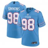 Camiseta NFL Game Tennessee Titans Jeffery Simmons Azul2