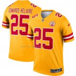 Camiseta NFL Legend Kansas City Chiefs Clyde Edwards-Helaire Inverted Legend Oro