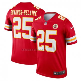 Camiseta NFL Legend Kansas City Chiefs Clyde Edwards-Helaire Legend Rojo