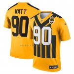 Camiseta NFL Legend Pittsburgh Steelers TJ Watt Alterno 1933 Retro Amarillo