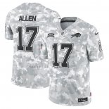 Camiseta NFL Limited Buffalo Bills Josh Allen 2024 Salute To Service Gris