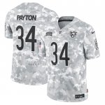 Camiseta NFL Limited Chicago Bears Walter Payton 2024 Salute To Service Retired Gris