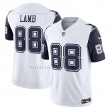 Camiseta NFL Limited Dallas Cowboys CeeDee Lamb Vapor F.U.S.E. Blanco