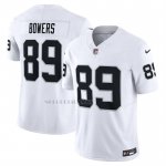 Camiseta NFL Limited Las Vegas Raiders Brock Bowers Vapor F.U.S.E. Blanco