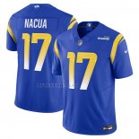 Camiseta NFL Limited Los Angeles Rams Puka Nacua Vapor F.U.S.E. Azul