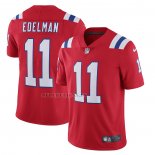 Camiseta NFL Limited New England Patriots Julian Edelman Alterno Vapor Rojo