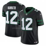 Camiseta NFL Limited New York Jets Joe Namath Alterno Vapor F.U.S.E. Legacy Negro