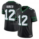Camiseta NFL Limited New York Jets Joe Namath Alterno Vapor F.U.S.E. Legacy Negro