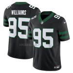 Camiseta NFL Limited New York Jets Quinnen Williams Alterno Vapor F.U.S.E. Negro