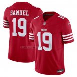 Camiseta NFL Limited San Francisco 49ers Deebo Samuel 19 Vapor F.U.S.E. Rojo