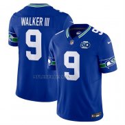 Camiseta NFL Limited Seattle Seahawks Kenneth Walker III Vapor F.U.S.E. 50th Season Royal