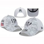 Gorra Cincinnati Bengals Adjustable Salute to Service Blanco