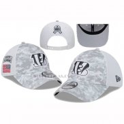 Gorra Cincinnati Bengals Adjustable Salute to Service Blanco
