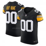 Camiseta NFL Elite Pittsburgh Steelers Vapor F.U.S.E. Personalizada Negro