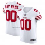 Camiseta NFL Elite San Francisco 49ers Personalizada Vapor Blanco