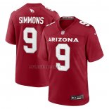 Camiseta NFL Game Arizona Cardinals Isaiah Simmons 9 Rojo