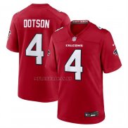 Camiseta NFL Game Atlanta Falcons Jahan Dotson Rojo
