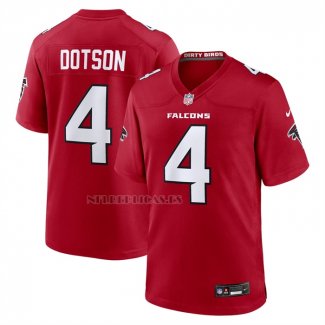 Camiseta NFL Game Atlanta Falcons Jahan Dotson Rojo