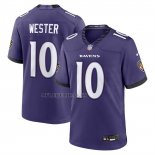 Camiseta NFL Game Baltimore Ravens LaJohntay Wester Violeta1