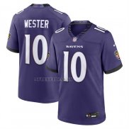 Camiseta NFL Game Baltimore Ravens LaJohntay Wester Violeta1