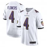 Camiseta NFL Game Baltimore Ravens Zay Flowers Blanco