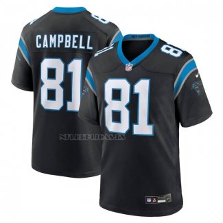 Camiseta NFL Game Carolina Panthers Dalevon Campbell Negro
