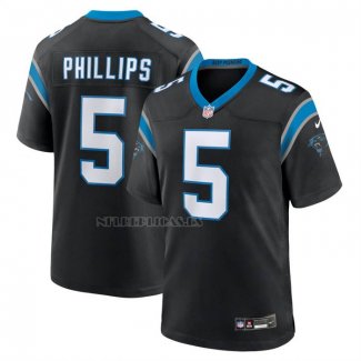 Camiseta NFL Game Carolina Panthers Jaelan Phillips Negro