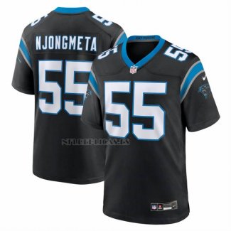 Camiseta NFL Game Carolina Panthers Maema Njongmeta Negro