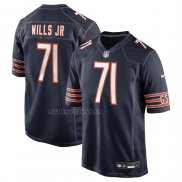 Camiseta NFL Game Chicago Bears Jedrick Wills Jr Azul Marino