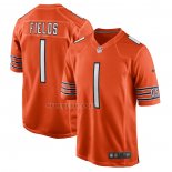 Camiseta NFL Game Chicago Bears Justin Fields Naranja