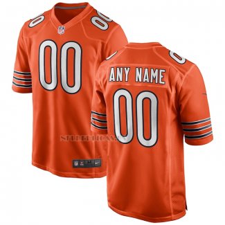Camiseta NFL Game Chicago Bears Personalizada Alterno Naranja