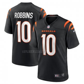 Camiseta NFL Game Cincinnati Bengals Brad Robbins Negro