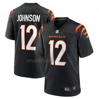 Camiseta NFL Game Cincinnati Bengals Tyron Johnson Primera Negro