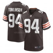 Camiseta NFL Game Cleveland Browns Dalvin Tomlinson Marron