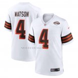 Camiseta NFL Game Cleveland Browns Deshaun Watson Alterno Blanco