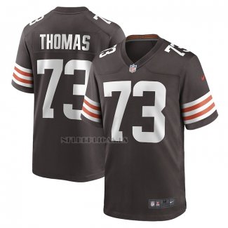 Camiseta NFL Game Cleveland Browns Joe Thomas Retired Marron