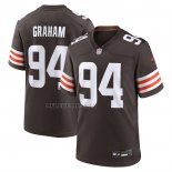 Camiseta NFL Game Cleveland Browns Mason Graham 2025 Marron