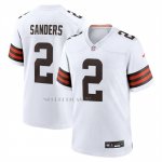 Camiseta NFL Game Cleveland Browns Shedeur Sanders Blanco