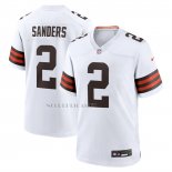 Camiseta NFL Game Cleveland Browns Shedeur Sanders Blanco