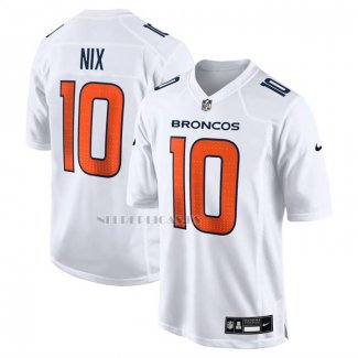 Camiseta NFL Game Denver Broncos Bo Nix Blanco1