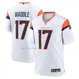 Camiseta NFL Game Denver Broncos Jaylen Waddle Blanco