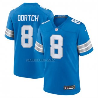Camiseta NFL Game Detroit Lions Greg Dortch Azul