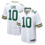 Camiseta NFL Game Green Bay Packers Jordan Love Blanco