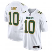 Camiseta NFL Game Green Bay Packers Jordan Love Fashion Blanco