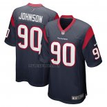 Camiseta NFL Game Houston Texans Jaleel Johnson 90 Azul