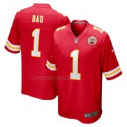 Camiseta NFL Game Kansas City Chiefs Number 1 Dad Rojo