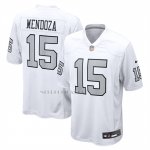 Camiseta NFL Game Las Vegas Raiders Fernando Mendoza Jugador Alterno Blanco