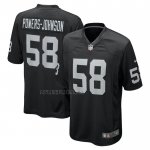 Camiseta NFL Game Las Vegas Raiders Jackson Powers-Johnson Negro