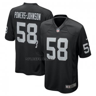 Camiseta NFL Game Las Vegas Raiders Jackson Powers-Johnson Negro